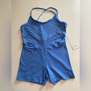 Lululemon Align Cross-Back Blue Bodysuit